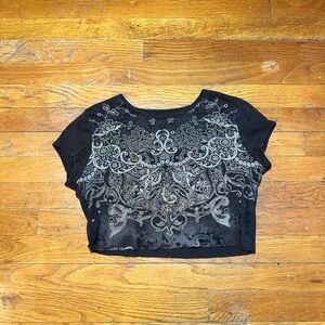 Brown Y2K Women's Top